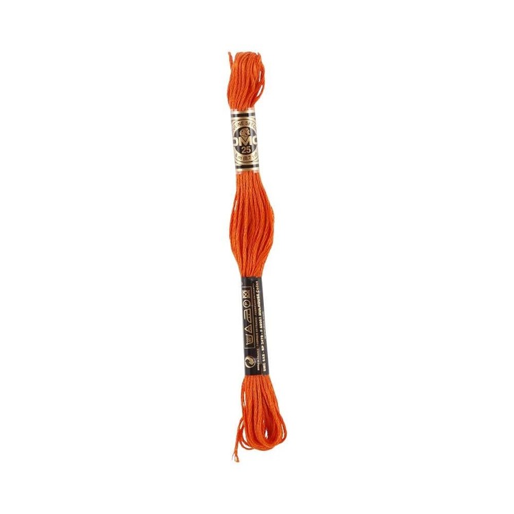 DMC Stranded Cotton Thread Colour #720 Orange Spice Dark DMC Stranded Cotton Thread Colour #720 Orange Spice Dark
