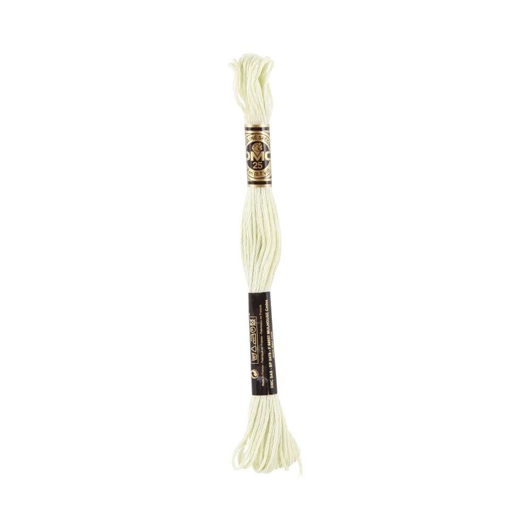 DMC Stranded Cotton Thread Colour #772 Yellow Green Very Light