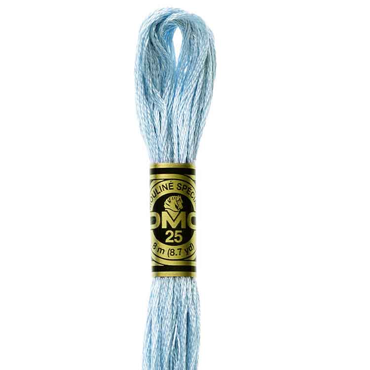 DMC Stranded Cotton Thread Colour #800 Delft Blue Pale DMC Stranded Cotton Thread Colour #800 Delft Blue Pale