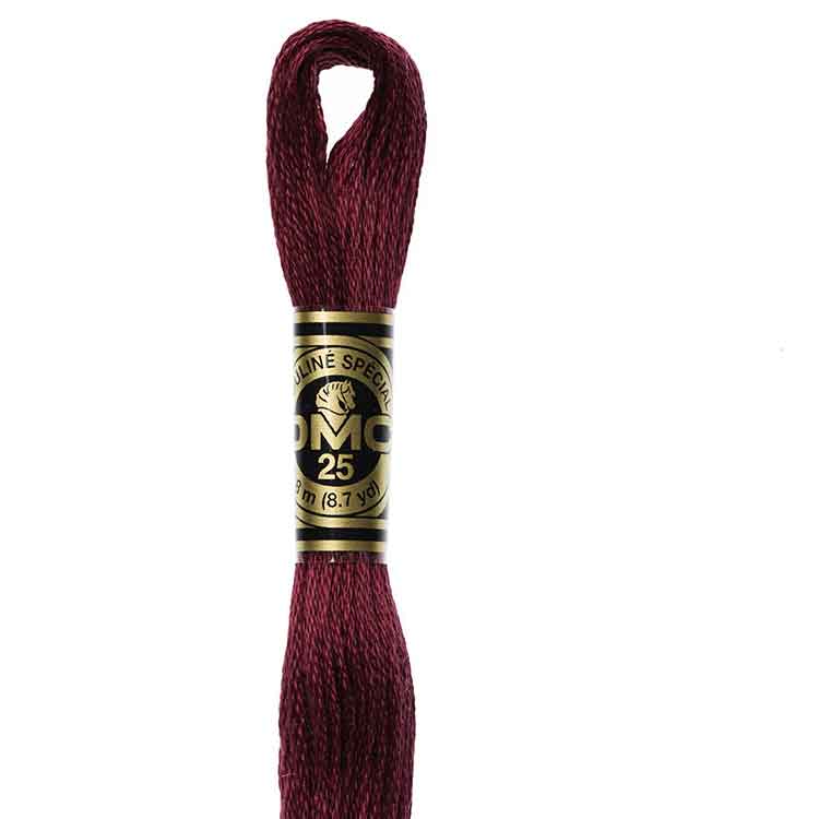 DMC Stranded Cotton Thread Colour #814 Garnet Dark DMC Stranded Cotton Thread Colour #814 Garnet Dark