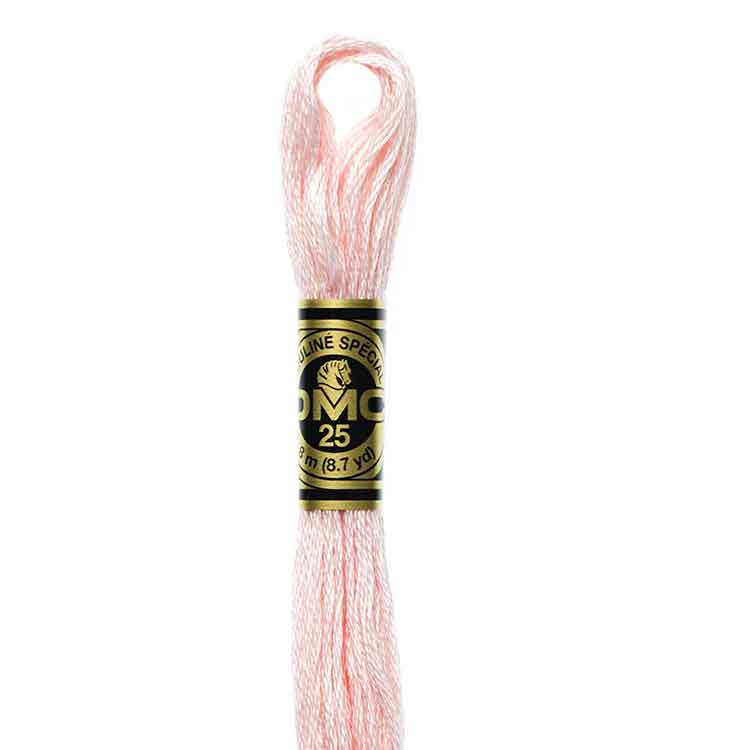 DMC Stranded Cotton Thread Colour #818 Baby Pink DMC Stranded Cotton Thread Colour #818 Baby Pink