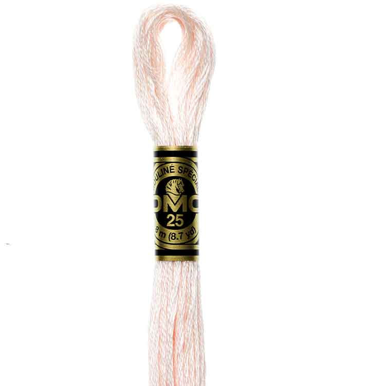 DMC Stranded Cotton Thread Colour #819 Baby Pink Light DMC Stranded Cotton Thread Colour #819 Baby Pink Light