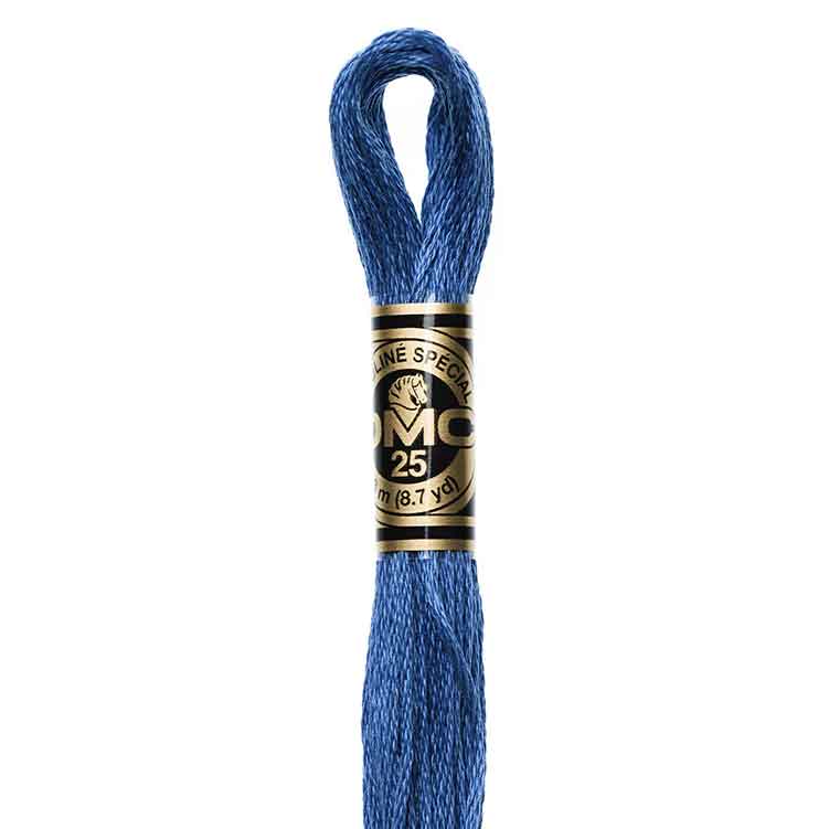 DMC Stranded Cotton Thread Colour #825 Blue Dark DMC Stranded Cotton Thread Colour #825 Blue Dark
