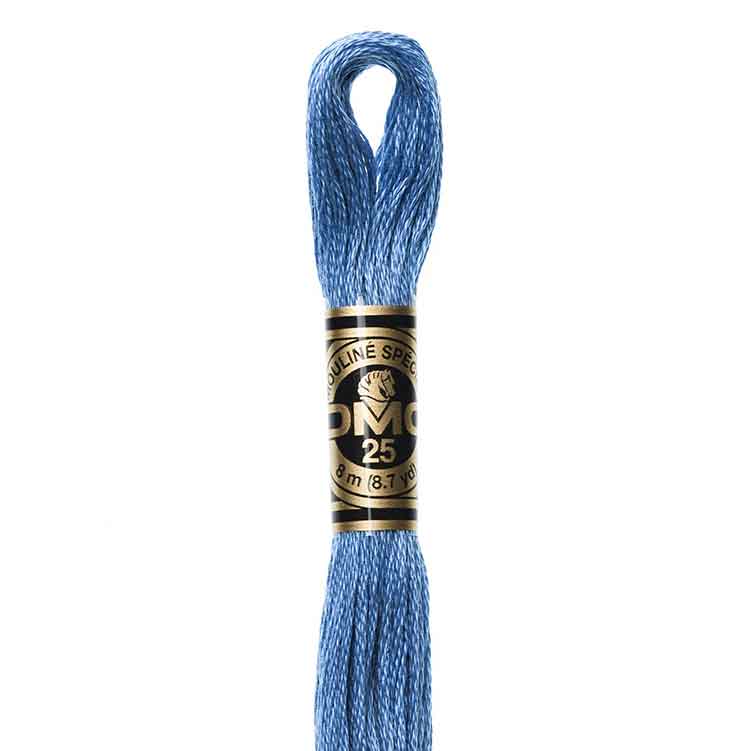 DMC Stranded Cotton Thread Colour #826 Blue Medium DMC Stranded Cotton Thread Colour #826 Blue Medium