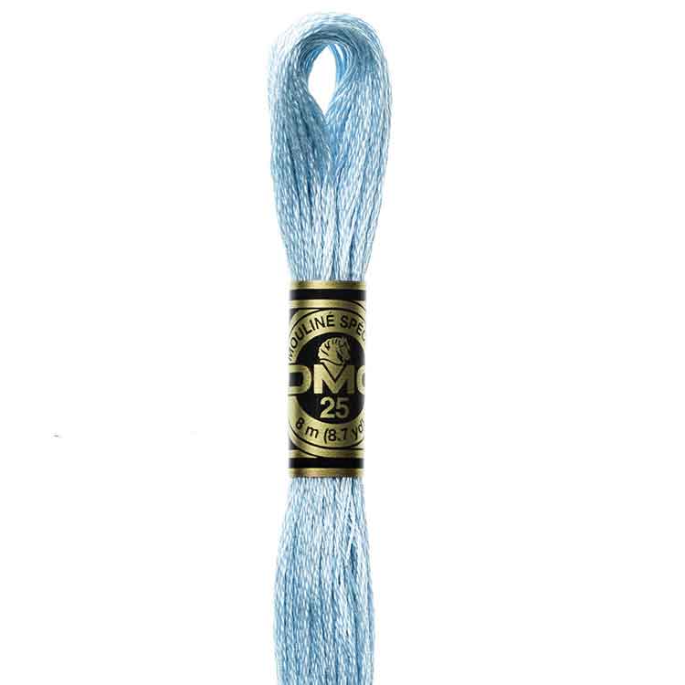 DMC Stranded Cotton Thread Colour #827 Blue Very Light DMC Stranded Cotton Thread Colour #827 Blue Very Light