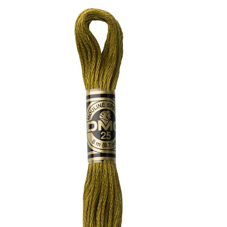 DMC Stranded Cotton Thread Colour #831 Golden Olive Medium