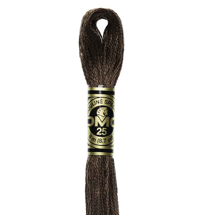DMC Stranded Cotton Thread Colour #838 Beige Brown Very Dark DMC Stranded Cotton Thread Colour #838 Beige Brown Very Dark