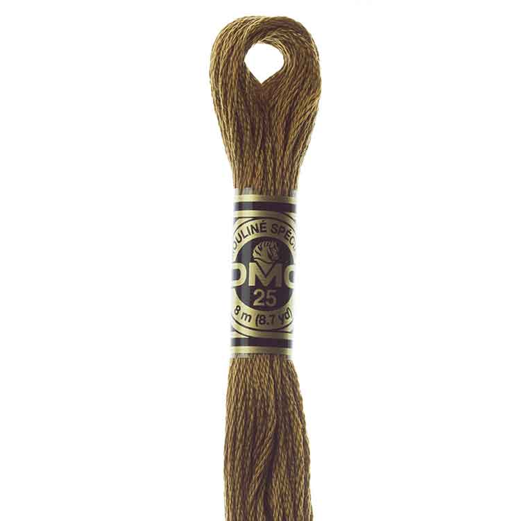 DMC Stranded Cotton Thread Colour #869 Hazelnut Brown Very Dark DMC Stranded Cotton Thread Colour #869 Hazelnut Brown Very Dark