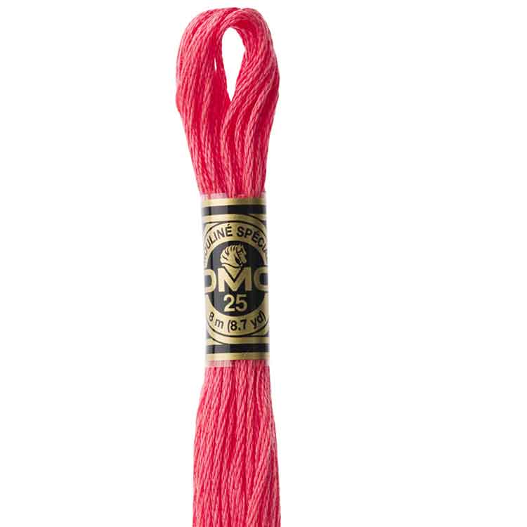 DMC Stranded Cotton Thread Colour #892 Carnation Medium
