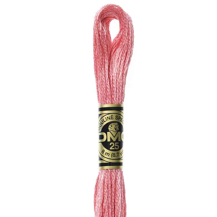 DMC Stranded Cotton Thread Colour #899 Rose Medium DMC Stranded Cotton Thread Colour #899 Rose Medium