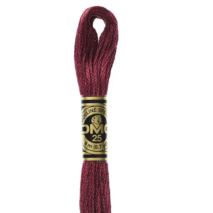 DMC Stranded Cotton Thread Colour #902 Garnet Very Dark DMC Stranded Cotton Thread Colour #902 Garnet Very Dark