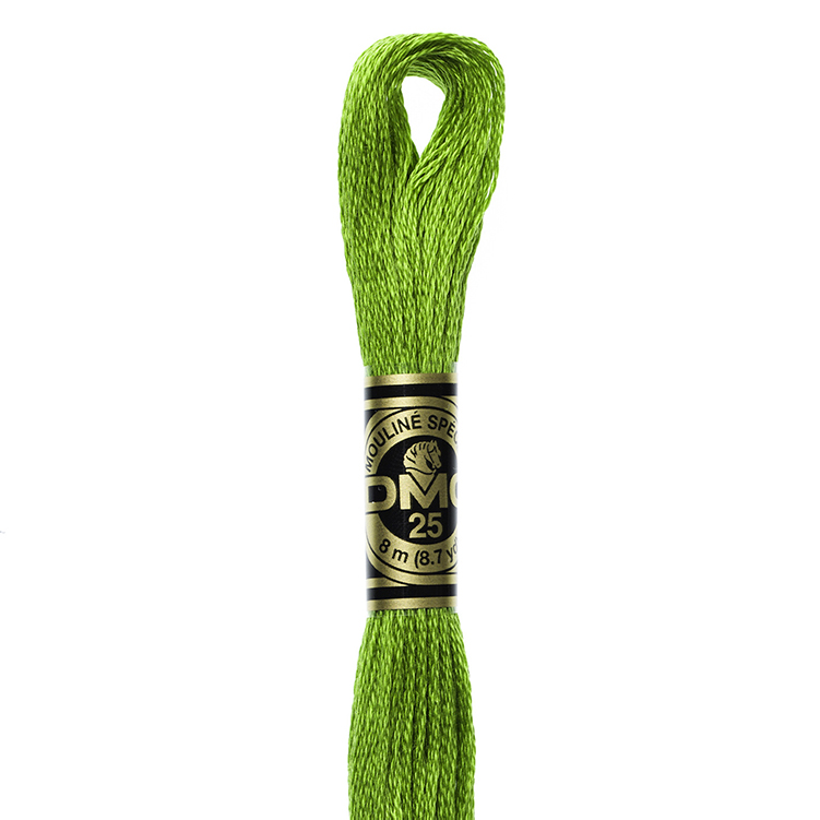 DMC Stranded Cotton Thread Colour #906 Parrot Green Medium DMC Stranded Cotton Thread Colour #906 Parrot Green Medium