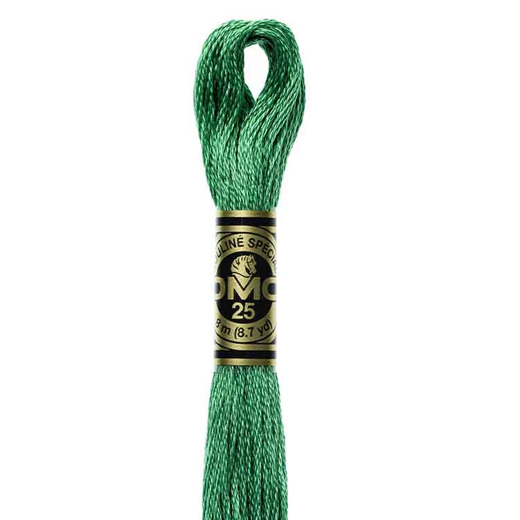 DMC Stranded Cotton Thread Colour #911 Emerald Green Medium DMC Stranded Cotton Thread Colour #911 Emerald Green Medium