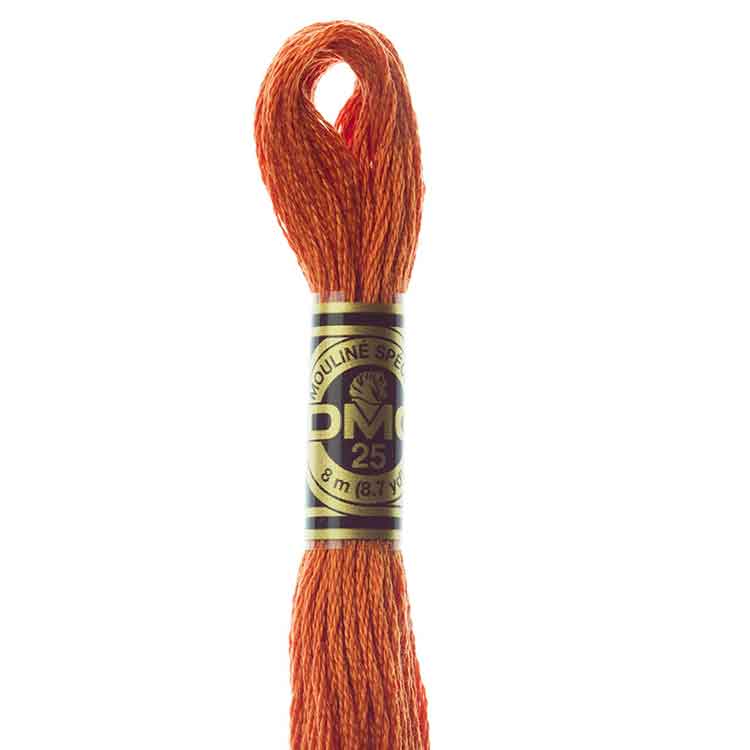 DMC Stranded Cotton Thread Colour #921 Copper