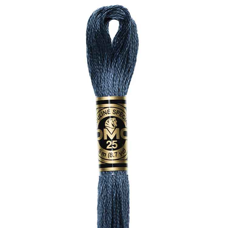 DMC Stranded Cotton Thread Colour #930 Antique Blue Dark