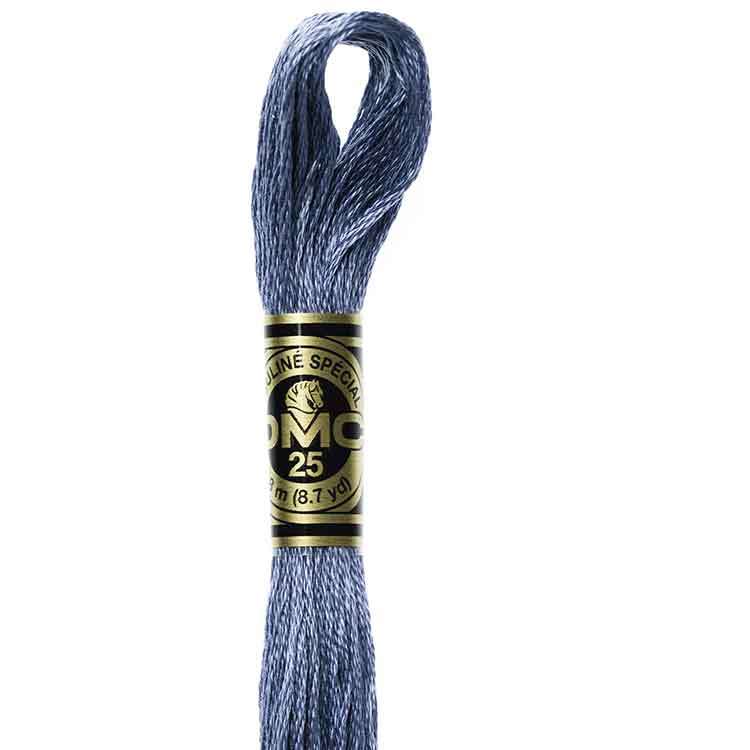 DMC Stranded Cotton Thread Colour #931 Antique Blue Medium DMC Stranded Cotton Thread Colour #931 Antique Blue Medium