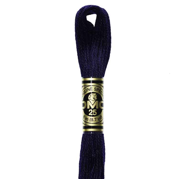 DMC Stranded Cotton Thread Colour #939 Navy Blue Very Dark DMC Stranded Cotton Thread Colour #939 Navy Blue Very Dark