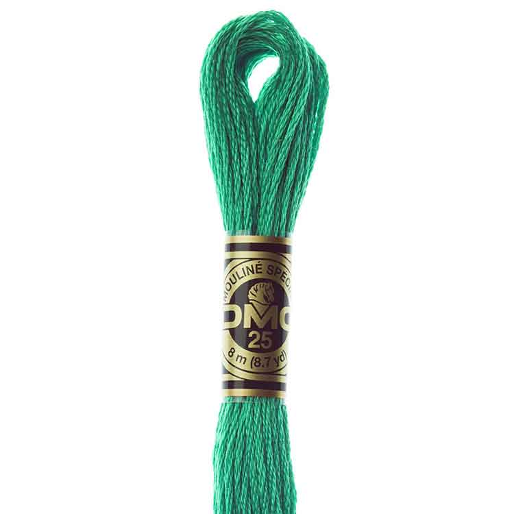 DMC Stranded Cotton Thread Colour #943 Green Bright Medium DMC Stranded Cotton Thread Colour #943 Green Bright Medium