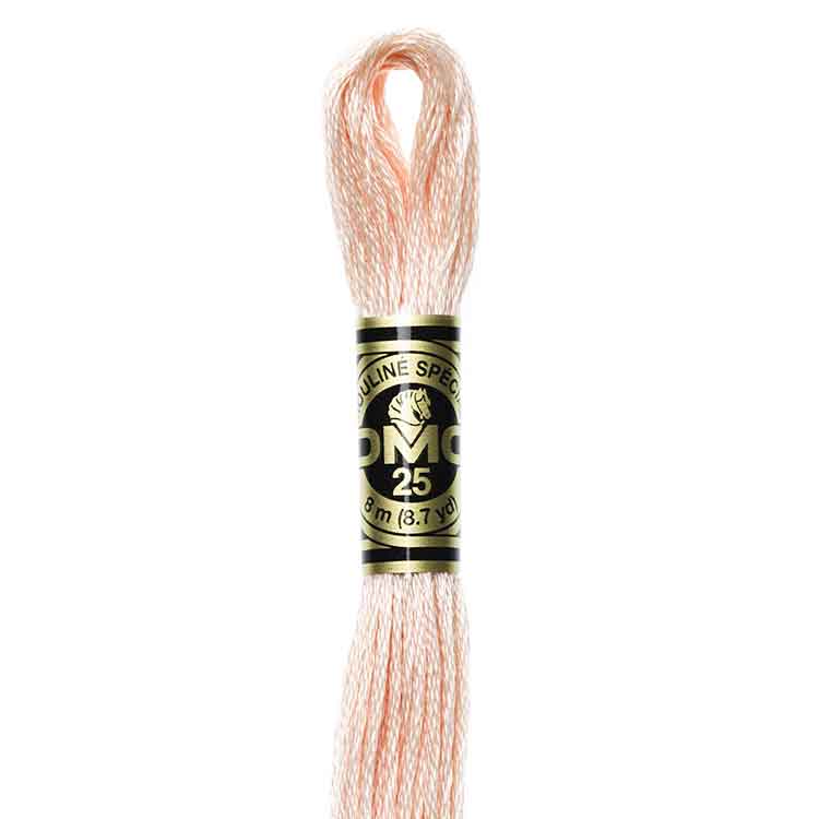 DMC Stranded Cotton Thread Colour #948 Peach Very Light