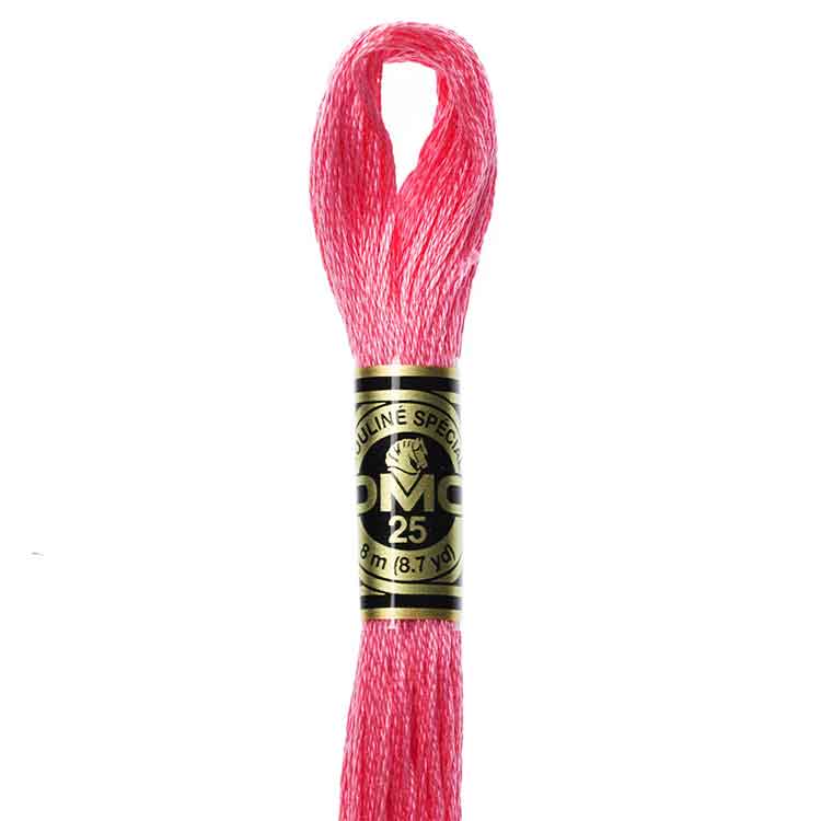 DMC Stranded Cotton Thread Colour #956 Geranium DMC Stranded Cotton Thread Colour #956 Geranium