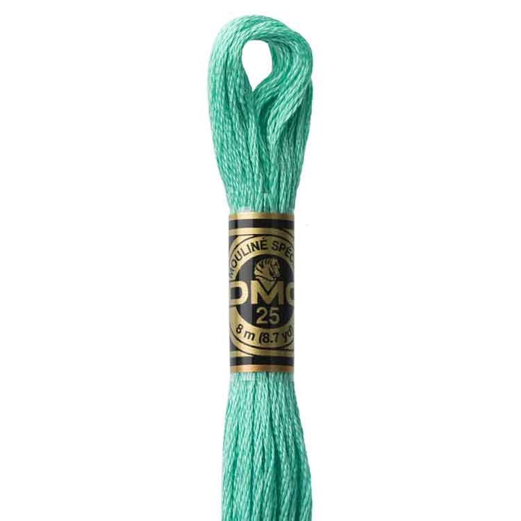 DMC Stranded Cotton Thread Colour #959 Sea Green Medium DMC Stranded Cotton Thread Colour #959 Sea Green Medium