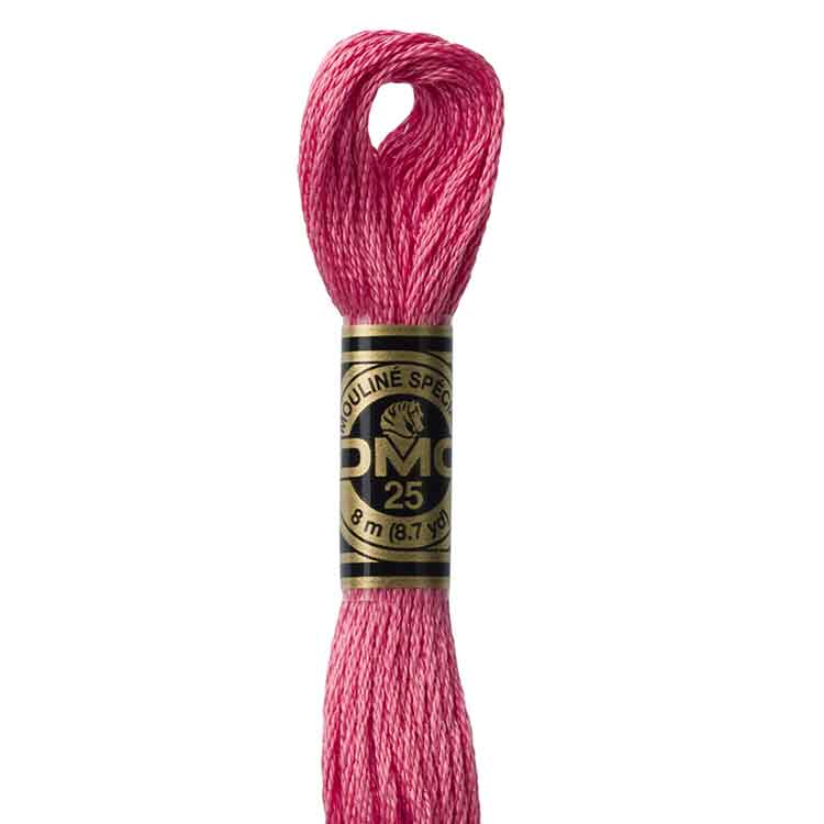 DMC Stranded Cotton Thread Colour #961 Dusty Rose Dark