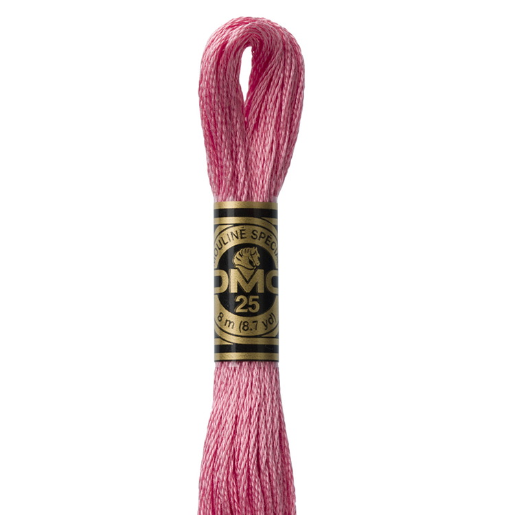 DMC Stranded Cotton Thread Colour #962 Dusty Rose Medium DMC Stranded Cotton Thread Colour #962 Dusty Rose Medium