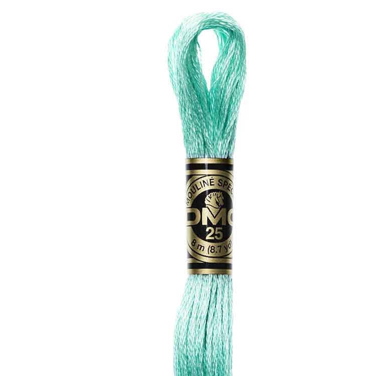 DMC Stranded Cotton Thread Colour #964 Sea Green Light
