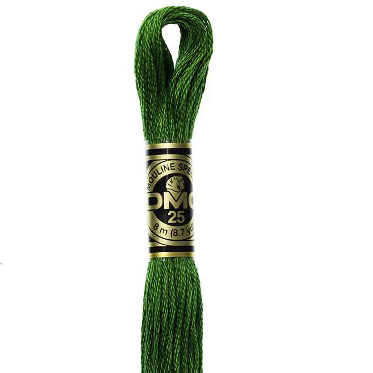 DMC Stranded Cotton Thread Colour #986 Forest Green Very Dark DMC Stranded Cotton Thread Colour #986 Forest Green Very Dark