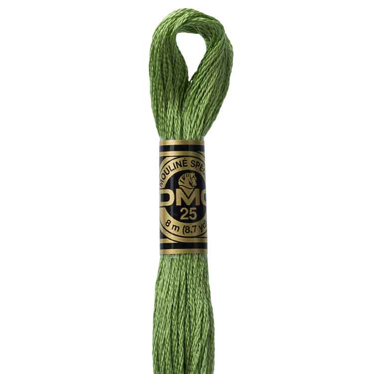 DMC Stranded Cotton Thread Colour #988 Forest Green Medium