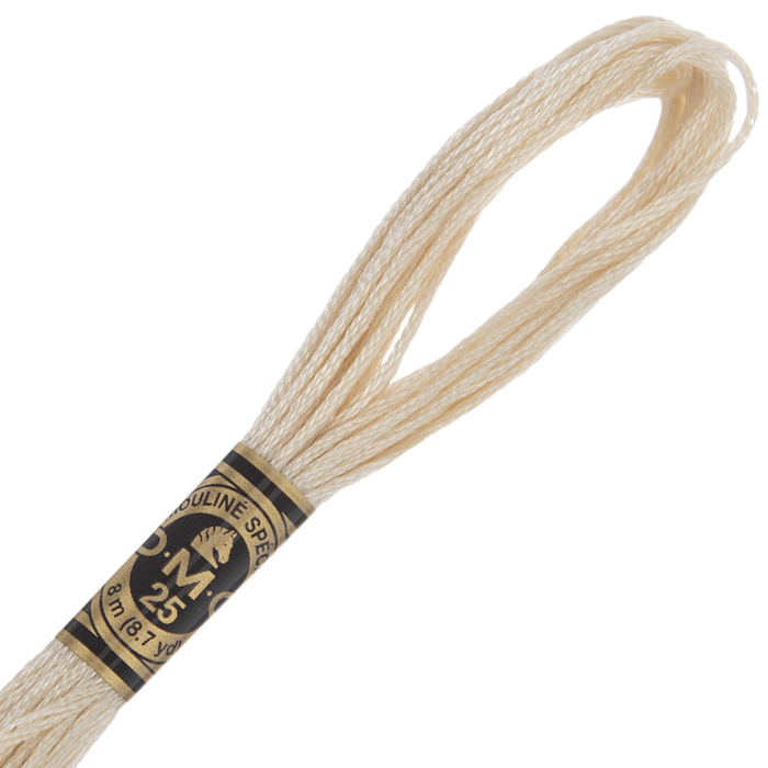 DMC Stranded Cotton Thread Colour #Ecru Ecru DMC Stranded Cotton Thread Colour #Ecru Ecru